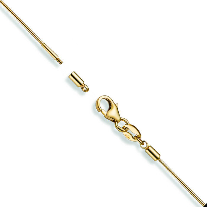 Zlatý dámsky náhrdelník SNAKE K49.226.D1 SNAKE