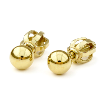 Zlaté dámske náušnice K30.048.B1 (4 mm)