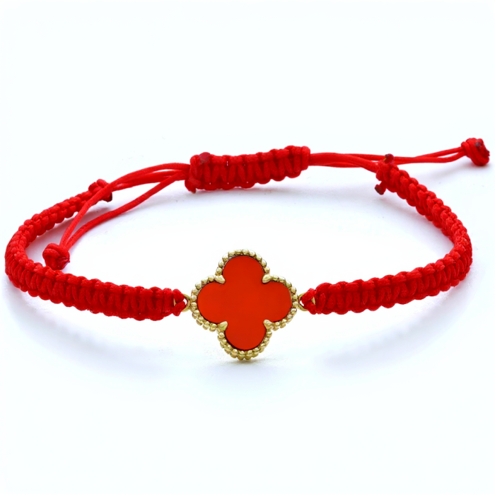 Zlatý dámsky náramok CLOVER K01.073.F1.S.CER