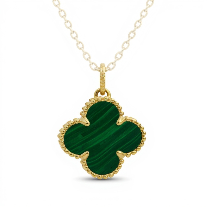 Zlatý dámsky prívesok CLOVER K01.073.C1.ZEL