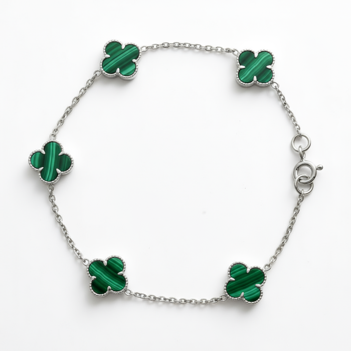 Zlatý dámsky náramok K01.074.F2.E.MAL CLOVER