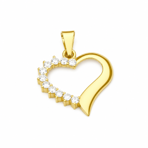 Zlatý dámsky prívesok HEART K16.140.C1