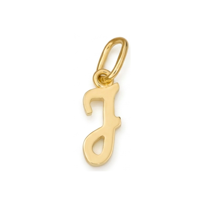 Zlatý prívesok Písmenká