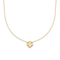Zlatý dámsky náhrdelník CLOVER K49.183.E1 CLOVER