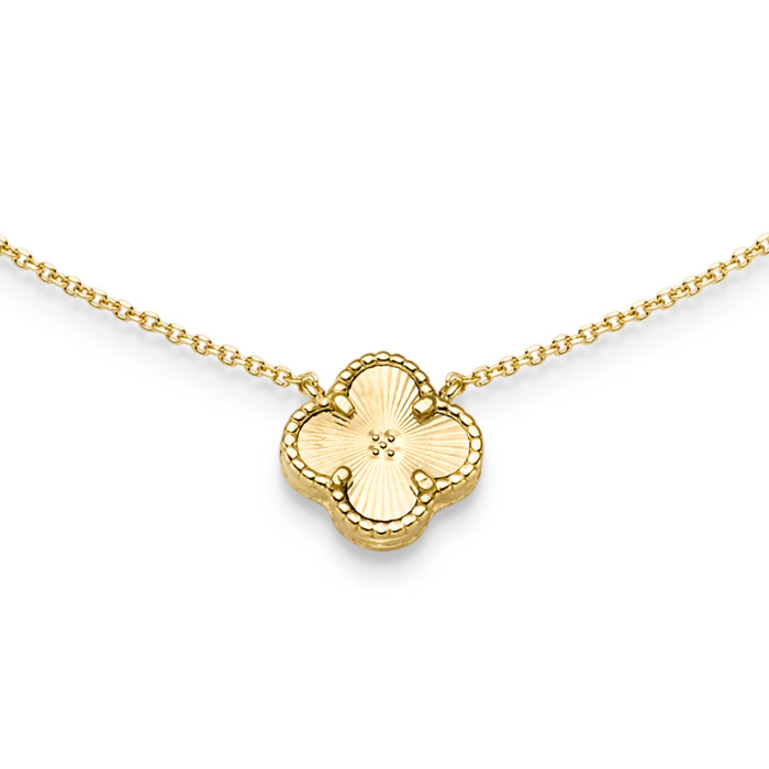Zlatý dámsky náhrdelník CLOVER K49.183.E1 CLOVER