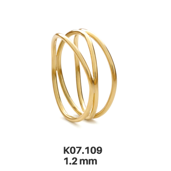 Zlatý dámsky prsteň INFINITY (1.2mm) K07.109.A1 SIMPLE