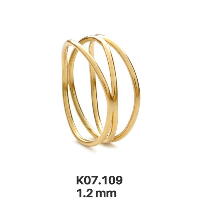 Zlatý dámsky prsteň INFINITY (1.2mm) K07.109.A1 SIMPLE
