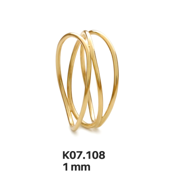 Zlatý dámsky prsteň INFINITY  (1mm) K07.108.A1 SIMPLE
