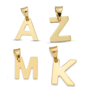 Zlatý prívesok Písmenká