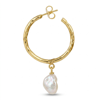 Zlaté dámske náušnice GULIKA K05.028.B1  (priemer 29,0 mm) GULIKA
