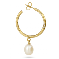 Zlaté dámske náušnice GULIKA K05.029.B1  (priemer 27,0 mm) GULIKA
